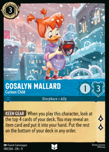 #149 Gosalyn Mallard - Disney Lorcana Winterspell