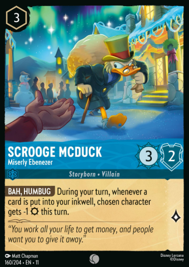 #160 Scrooge McDuck - Disney Lorcana Winterspell