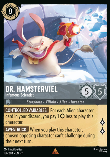 #186 Dr. Hamsterviel - Disney Lorcana Winterspell