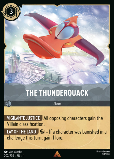 #202 The Thunderquack - Disney Lorcana Winterspell