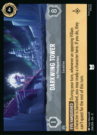 #204 Darkwing Tower - Disney Lorcana Winterspell