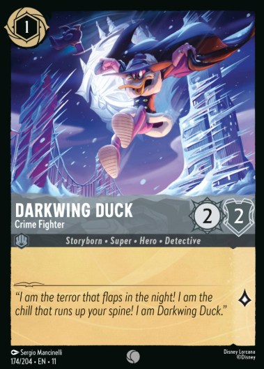 #174 Darkwing Duck - Disney Lorcana Winterspell