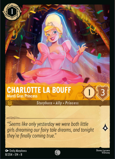 #008 Charlotte LaBouff - Disney Lorcana Reign of Jafar
