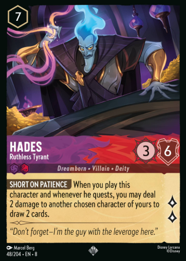 #048 Hades - Disney Lorcana Reign of Jafar