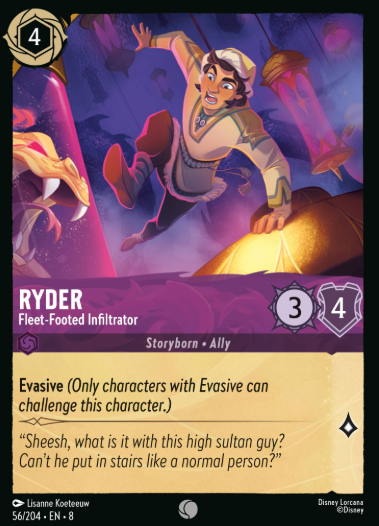 #056 Ryder - Disney Lorcana Reign of Jafar