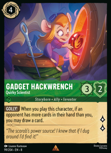 #099 Gadget Hackwrench - Disney Lorcana Reign of Jafar