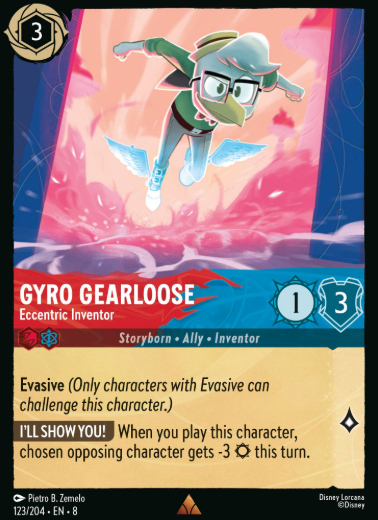 #123 Gyro Gearloose - Disney Lorcana Reign of Jafar