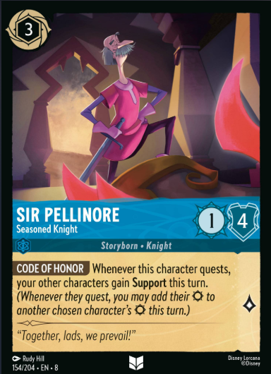 #154 Sir Pellinore - Disney Lorcana Reign of Jafar