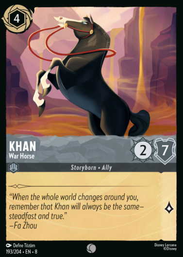 #193 Khan - Disney Lorcana Reign of Jafar