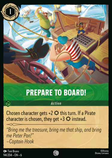 #094 Prepare to Board! - Disney Lorcana Azurite Sea