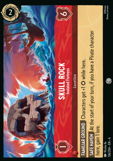 #136 Skull Rock - Disney Lorcana Azurite Sea
