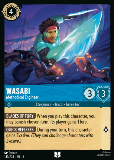 #149 Wasabi - Disney Lorcana Azurite Sea