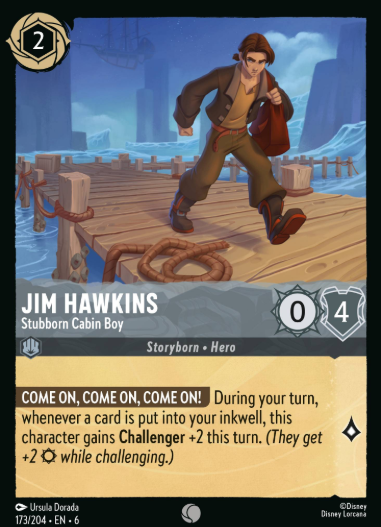 #173 Jim Hawkins - Disney Lorcana Azurite Sea
