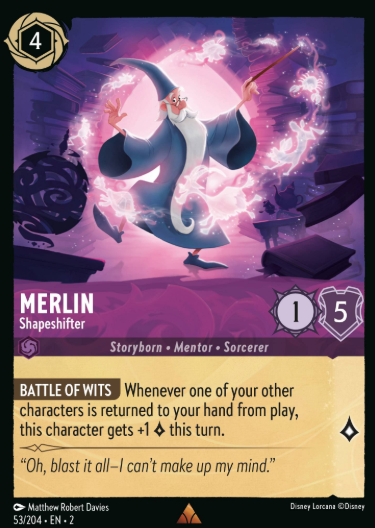 #053 Merlin - Disney Lorcana Rise of the Floodborn
