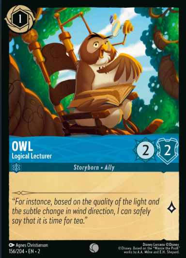 #156 Owl - Disney Lorcana Rise of the Floodborn
