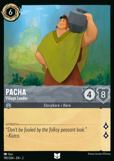 #190 Pacha - Disney Lorcana Rise of the Floodborn