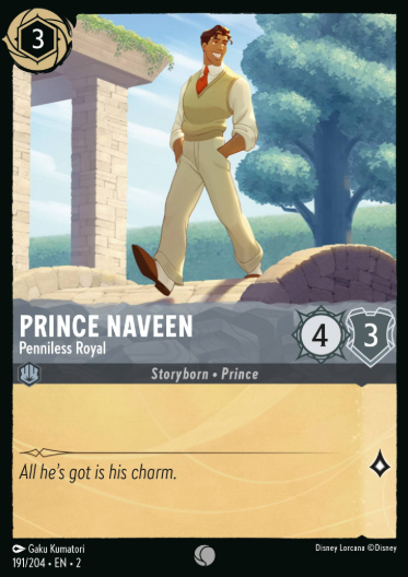 #191 Prince Naveen - Disney Lorcana Rise of the Floodborn