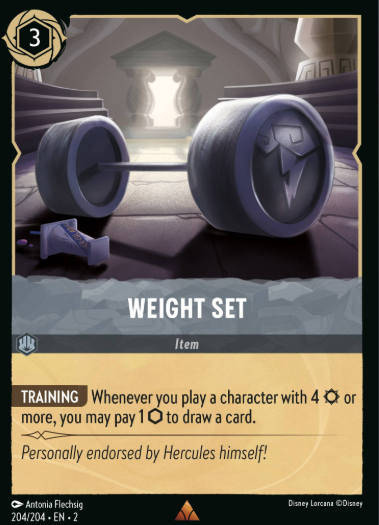 #204 Weight Set - Disney Lorcana Rise of the Floodborn