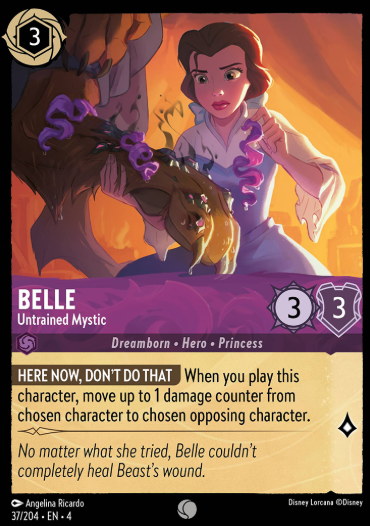 #037 Belle - Disney Lorcana Ursula's Return