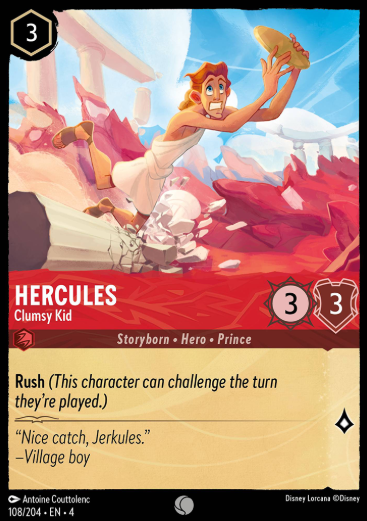#108 Hercules - Disney Lorcana Ursula's Return