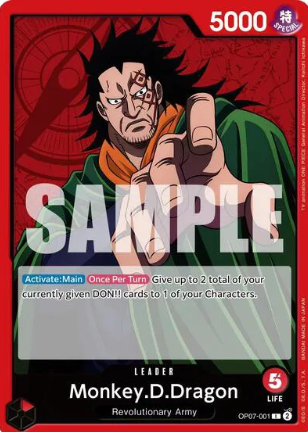 #001 Monkey.D.Dragon - OP07 500 Years in the Future
