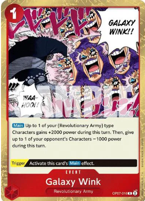 #016 Galaxy Wink (Foil) - OP07 500 Years in the Future