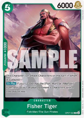 #032 Fisher Tiger (Foil) - OP07 500 Years in the Future