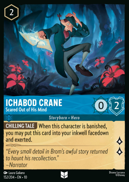 #152 Ichabod Crane - Disney Lorcana Whispers in the Well