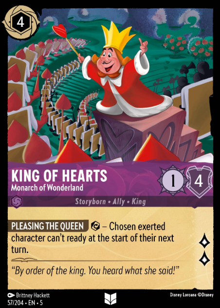 #057 King of Hearts - Disney Lorcana Shimmering Skies