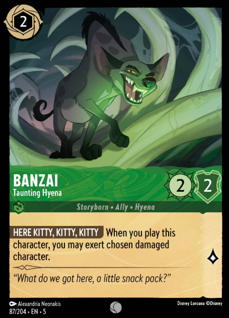 #087 Banzai - Disney Lorcana Shimmering Skies