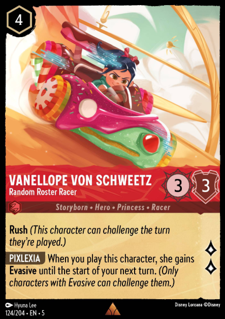 #124 Vanellope Von Schweetz - Disney Lorcana Shimmering Skies