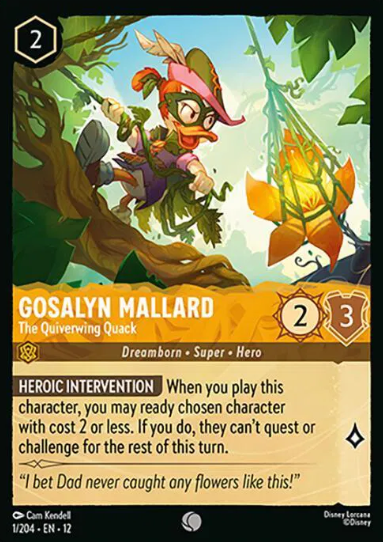 #001 Gosalyn Mallard - Disney Lorcana Wilds Unknown