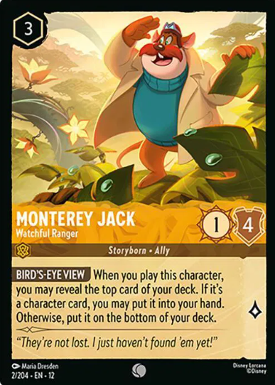 #002 Monterey Jack - Disney Lorcana Wilds Unknown