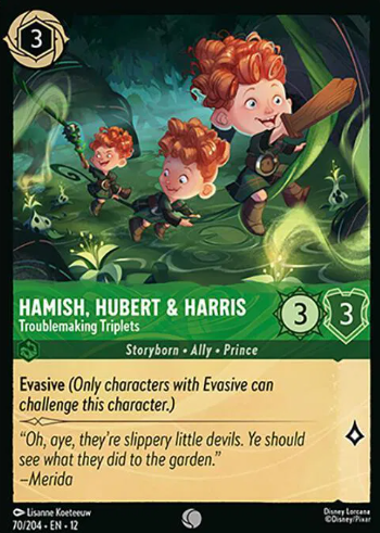 #070 Hamish, Hubert & Harris - Disney Lorcana Wilds Unknown
