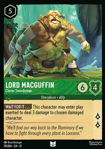 #078 Lord MacGuffin - Disney Lorcana Wilds Unknown