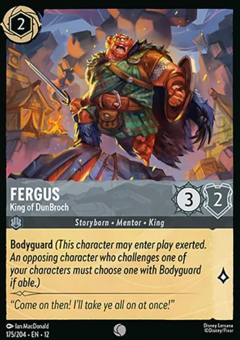 #175 Fergus - Disney Lorcana Wilds Unknown