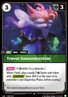 #048 Trevor Snoozebottom - Riftbound Unleashed