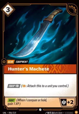 #096 Hunter's Machete - Riftbound Unleashed