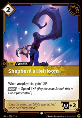 #158 Shepherd's Heirloom - Riftbound Unleashed