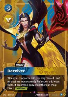 #199 Deceiver (Rare Foil) - Riftbound Unleashed
