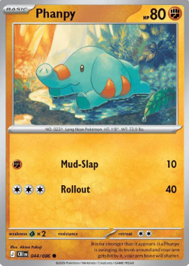 #044 Phanpy Mega Evolution Chaos Rising