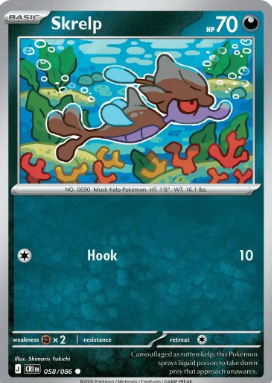 #058 Skrelp Mega Evolution Chaos Rising