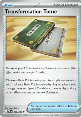 #083 Transformation Tome Mega Evolution Chaos Rising
