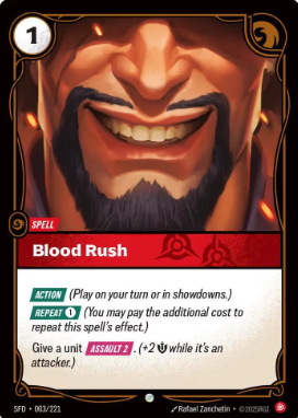 #003 Blood Rush - Riftbound Spiritforged