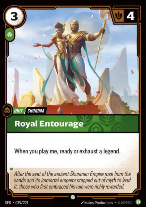 #039 Royal Entourage - Riftbound Spiritforged