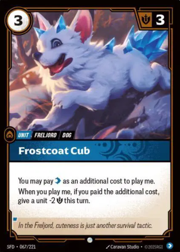 #067 Frostcoat Cub - Riftbound Spiritforged