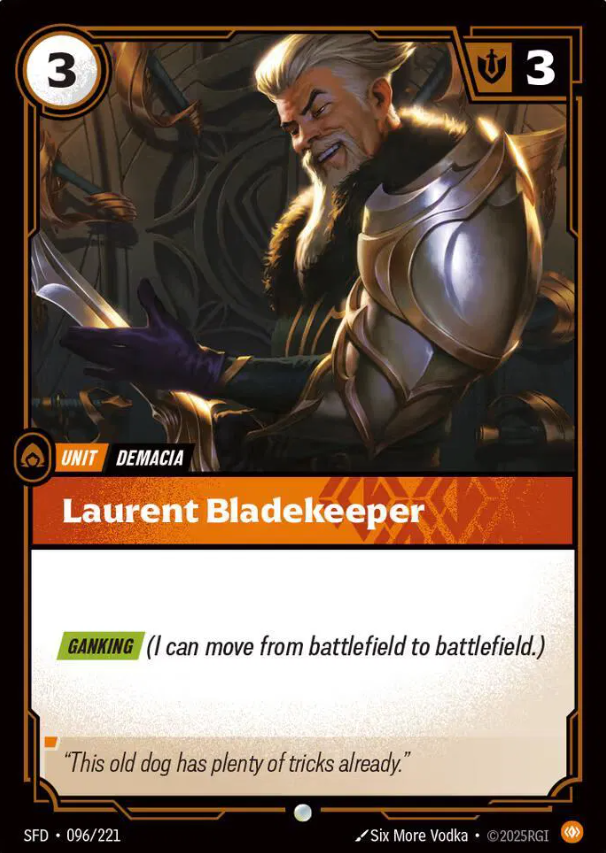 #096 Laurent Bladekeeper - Riftbound Spiritforged