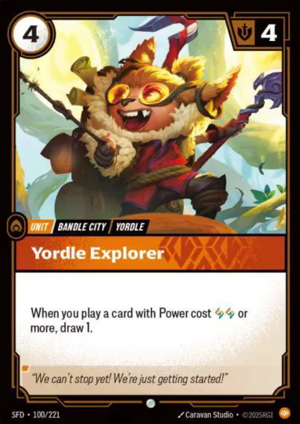 #100 Yordle Explorer - Riftbound Spiritforged