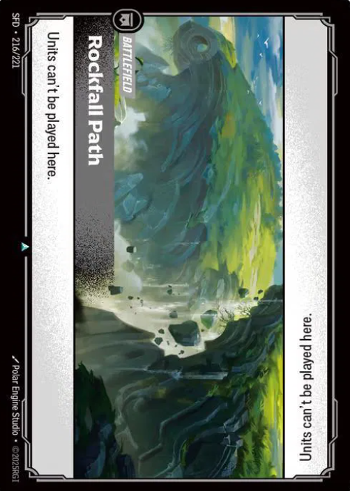 #216 Rockfall Path - Riftbound Spiritforged