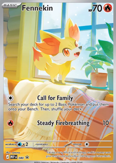 #080 Fennekin Mega Evolution Chaos Rising MEP
